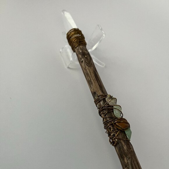 Handmade Optical Lemurian Wand - "Copia" (Reiki Infused) - **One of a Kind** - Picture 3 of 5
